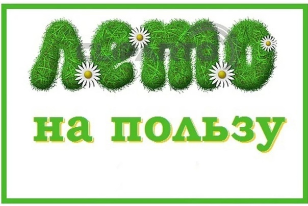Лето на пользу... Лето на пользу.